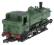 Class 57xx Pannier 0-6-0PT 9659 in GWR green with GWR lettering
