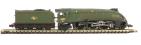 Class A4 steam locomotive 60019 "Bittern" in BR green with late logo and double chimney. DCC fitted