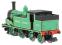 Class M7 0-4-4T 30038 in SR malachite green with 'British Railways' lettering - Digital fitted