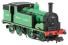 Class M7 0-4-4T 30038 in SR malachite green with 'British Railways' lettering