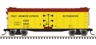 40' Rebuilt Wood Refrigerator Car, Fruit Growers Express