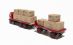AEC Mk3 flatbed and trailer with crated church organ load "B.R.S."
