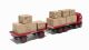 AEC Mk3 flatbed and trailer with crated church organ load "B.R.S."