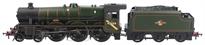 Class 6P 'Jubilee' 4-6-0 45654 'Hood' in BR green with late crest - Digital sound fitted
