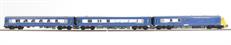 Class 251 Blue Pullman 6-car Midland set in Nanking blue with full yellow ends. DCC Fitted