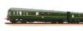 Class 105 2-car DMU in BR green with speed whiskers and passenger figures