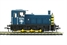 Class 03 Shunter 03045 in BR Blue with Wasp Stripes