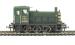 Class 03 Shunter D2383 in BR Green with Wasp Stripes (weathered)