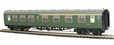 Class 411 4CEP 4-car EMU 7128 in BR green with yellow warning panels