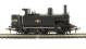 Class 1F 0-6-0T 41708 in BR black with late crest