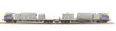 Windhoff MPV Multi-Purpose master and slave units in Railtrack livery - weathered