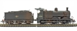 Class 3F 0-6-0 43620 in BR black with late crest - weathered. DCC On Board