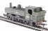 Class 64xx 0-6-0PT pannier tank 6419 in BR lined green with late crest - weathered