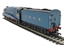Class A4 4-6-2 4468 "Mallard" with valances in LNER garter blue.
