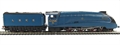 Class A4 4-6-2 4468 "Mallard" with valances in LNER garter blue.