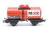 Tank wagon of the +ûBB in Mobil red 503 039