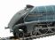 Class A4 4-6-2 60007 "Sir Nigel Gresley" in BR express blue with early emblem - weathered
