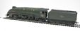 Class A4 4-6-2 60015 "Quicksilver" in BR green with late crest - weathered