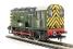 Class 08 Shunter 08011/D3018 'Haversham' in BR Green with Wasp Stripes