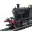 Class 4575 2-6-2 Prairie tank 5500 in BR plain black with early emblem