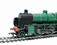 Class N 2-6-0 1854 and tender in SR malachite green