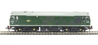 Class 25/2 D5182 in BR Plain Green with Small Yellow Panel