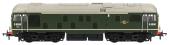 Class 24 D5036 in BR green with small yellow panels