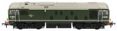 Class 24 D5036 in BR green with small yellow panels