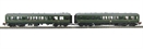 Derby Lightweight 2 Car DMU in BR Green with half yellow ends