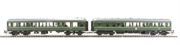 Derby Lightweight 2 Car DMU in BR green with speed whiskers