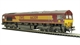Class 66 66209 in EWS livery (weathered)