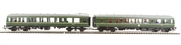 Class 108 2 Car DMU in BR green with half yellow ends