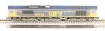 Class 66/7 66728 "Institution of Railway Operators" in GB Railfreight livery - weathered