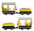 Wickham Type 27 Trolley Car BR Departmental Yellow (Wasp Stripes)