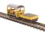 Type 27 Wickham Trolley and trailer MPP0007 in BR engineers yellow with wasp stripes