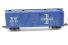 40' wood single sheathed boxcar of the Boston & Maine - blue 70056
