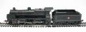 Class N 2-6-0 31862 & slope sided tender in BR black with early emblem