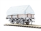 5 plank china clay wagon with hood in BR bauxite - weathered
