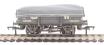 5 plank china clay open wagon 92631 in GWR grey with tarpaulin load - weathered