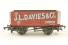 7 Plank Wagon 121 in 'J. L. Davies & Co.' Red Livery