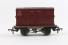 BR Conflat A B702326 in BR Brown Livery with Maroon Container BD6698B - Weathered