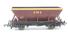 Pack of Two 46 Tonne HEA Hopper Wagons 361870 in EWS Red & Yellow Livery