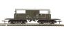 25 ton Queen Mary brake van ADS56302 in BR departmental olive livery
