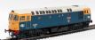Class 33/0 diesel 33025 "Sultan" in BR blue with grey roof
