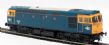 Class 33/0 diesel 33004 in BR blue