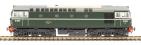 Class 33/1 D6580 in BR green with small yellow panels
