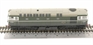 Class 33/0 diesel D6526 in BR plain Green livery (weathered). 