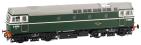 Class 33/2 D6586 in BR green with no yellow panels