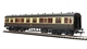 Collett 60ft 1st/3rd composite 7055 in GWR chocolate & cream with shirtbutton roundel