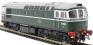 Class 33/0 D6504 in BR green